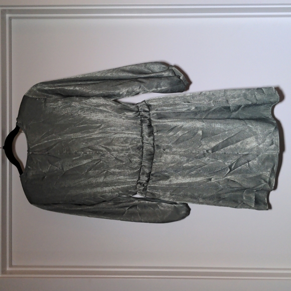 Satin Zara Faux Wrap Romper - Picture 3 of 3